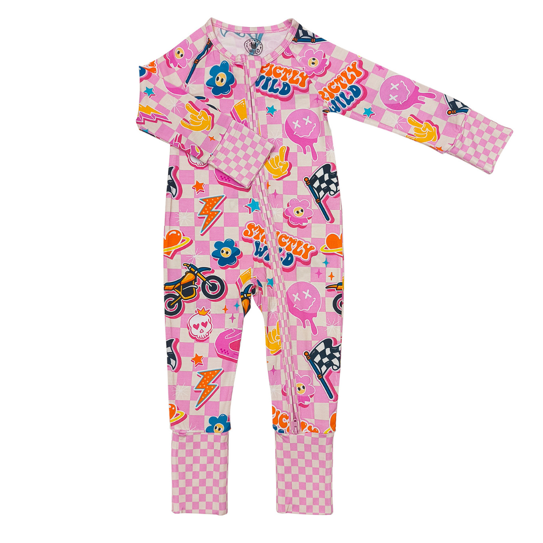 Groovy Zip Up Pajamas