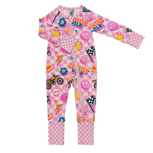 Groovy Zip Up Pajamas