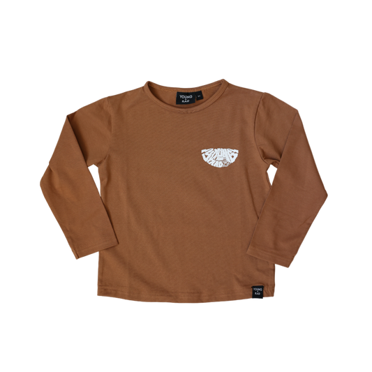 RETRO SURF SMILEY LONG SLEEVE - SPICE