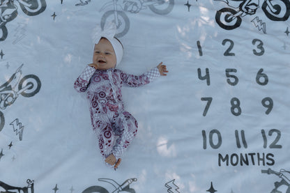 Moto Milestone Blanket