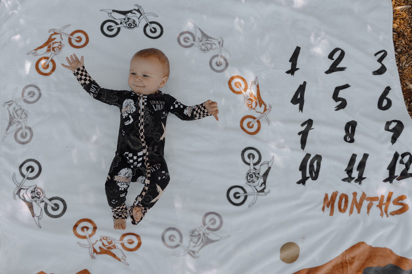 Sunset Cruise Milestone Blanket