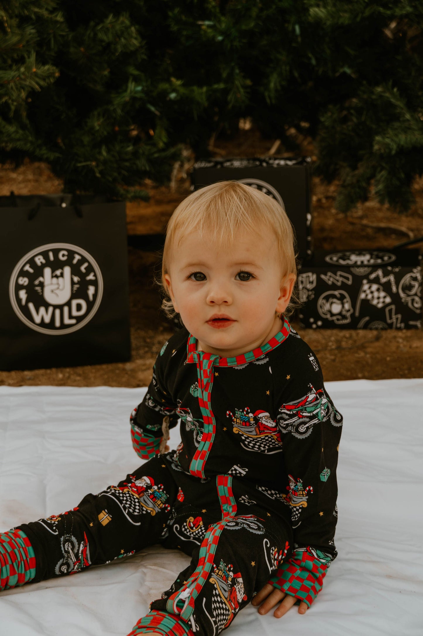 Santas Speedy Sleigh Zip Up Pajamas *PREORDER - SHIPPING OUT BETWEEN NOV 10-17*