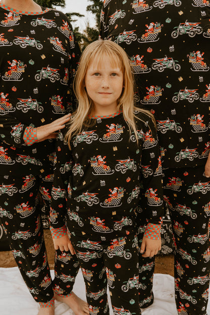 Santas Speedy Sleigh Toddler & Youth Pajamas *PREORDER - SHIPPING OUT BETWEEN NOV 24 - DEC 6*
