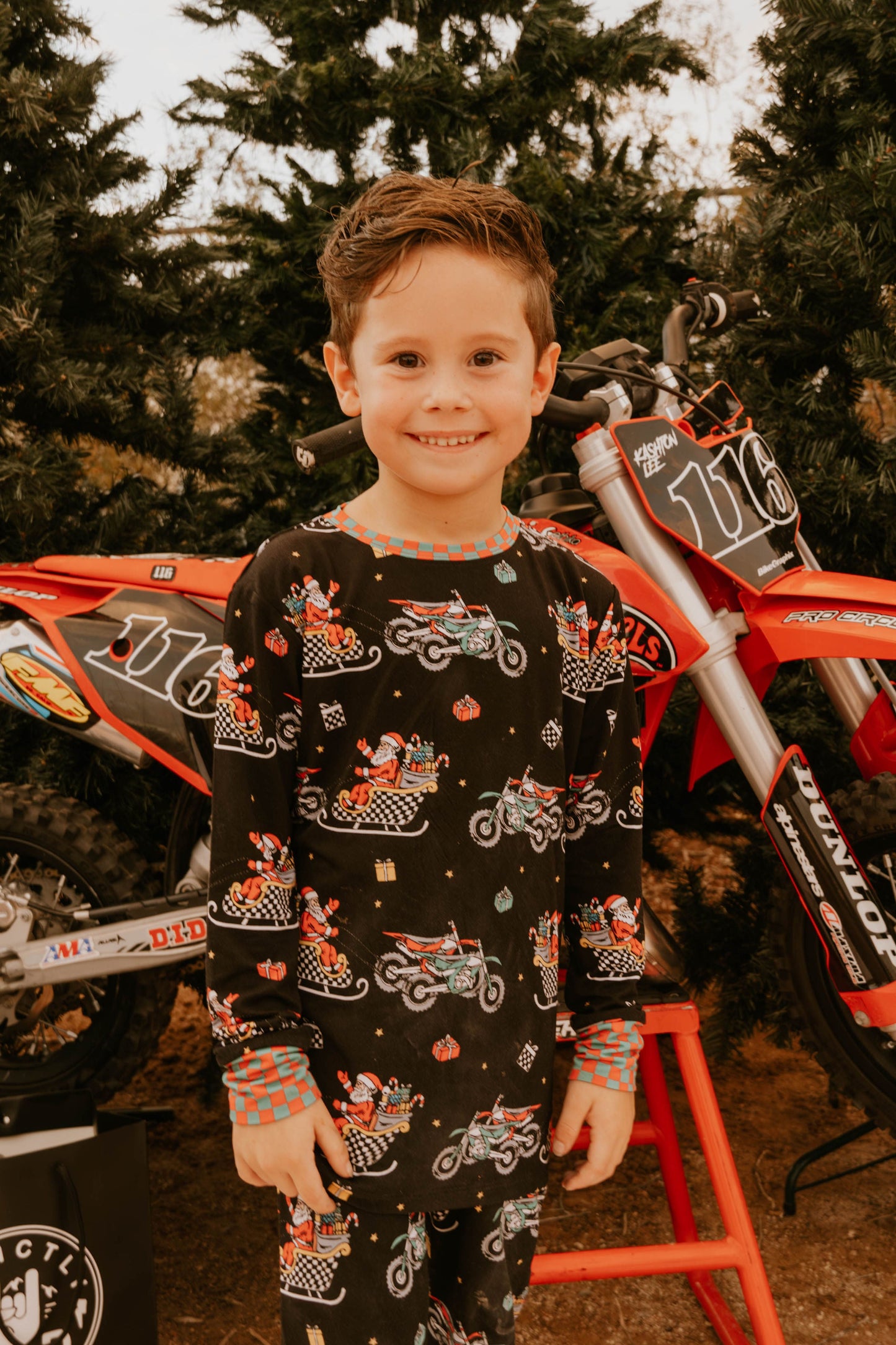 Santas Speedy Sleigh Toddler & Youth Pajamas *PREORDER - SHIPPING OUT BETWEEN NOV 24 - DEC 6*