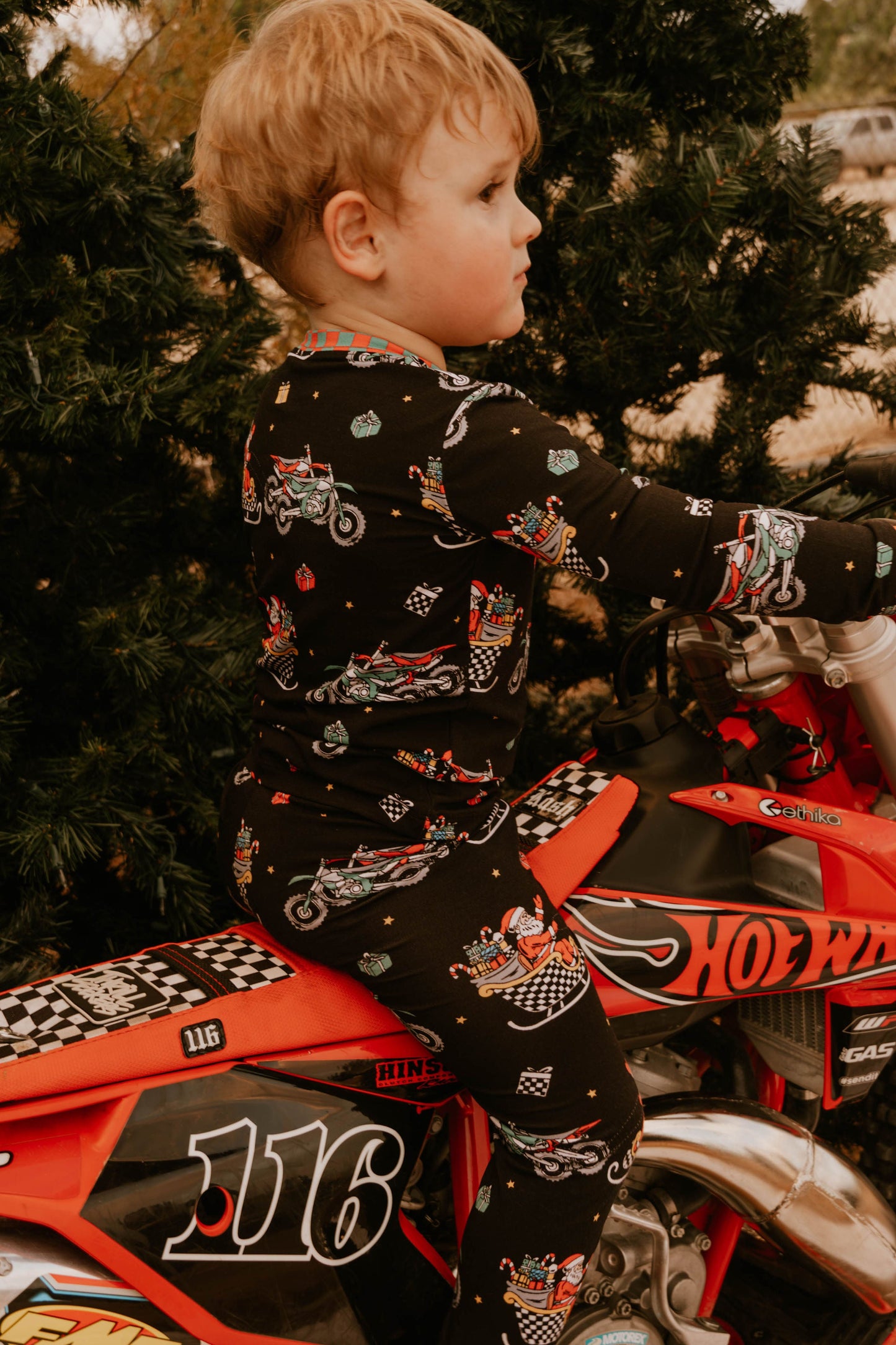 Santas Speedy Sleigh Toddler & Youth Pajamas *PREORDER - SHIPPING OUT BETWEEN NOV 24 - DEC 6*