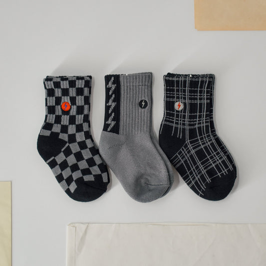 3-PACK "CHECK THE VOLTS" SOCKS