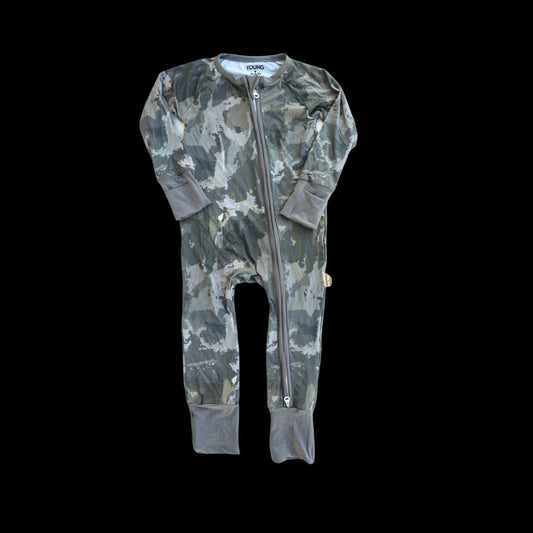 Camo Zipper Bamboo Jammies