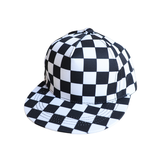 SOLID CHECKERED SNAPBACK // Y+R UNBRANDED BASICS