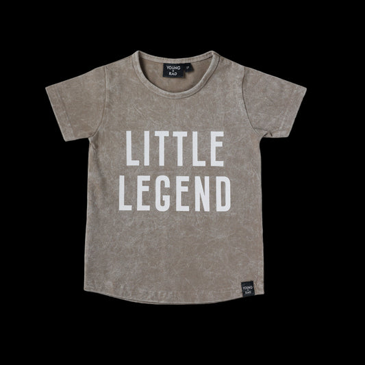 LITTLE LEGEND TEE // TAUPE