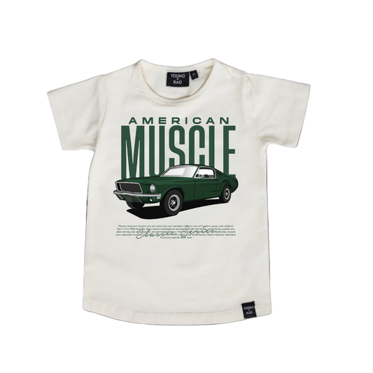 AMERICAN MUSCLE CAR ACID WASH TEE