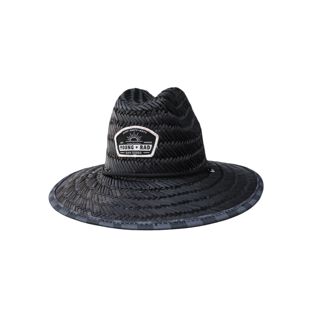 Midnight Wave Watcher Straw Hat (Imperfect)