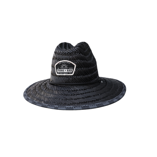 Midnight Wave Watcher Straw Hat (Imperfect)