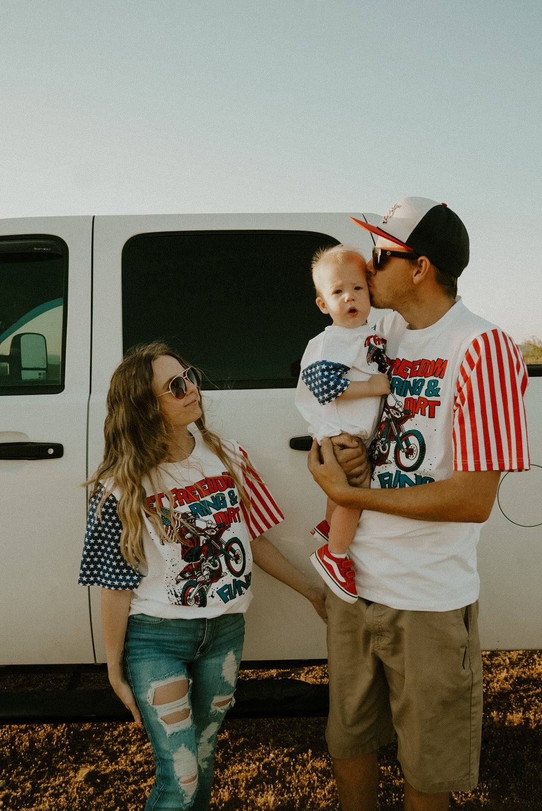 Let Freedom Ring & Dirt Fling T-Shirt Romper