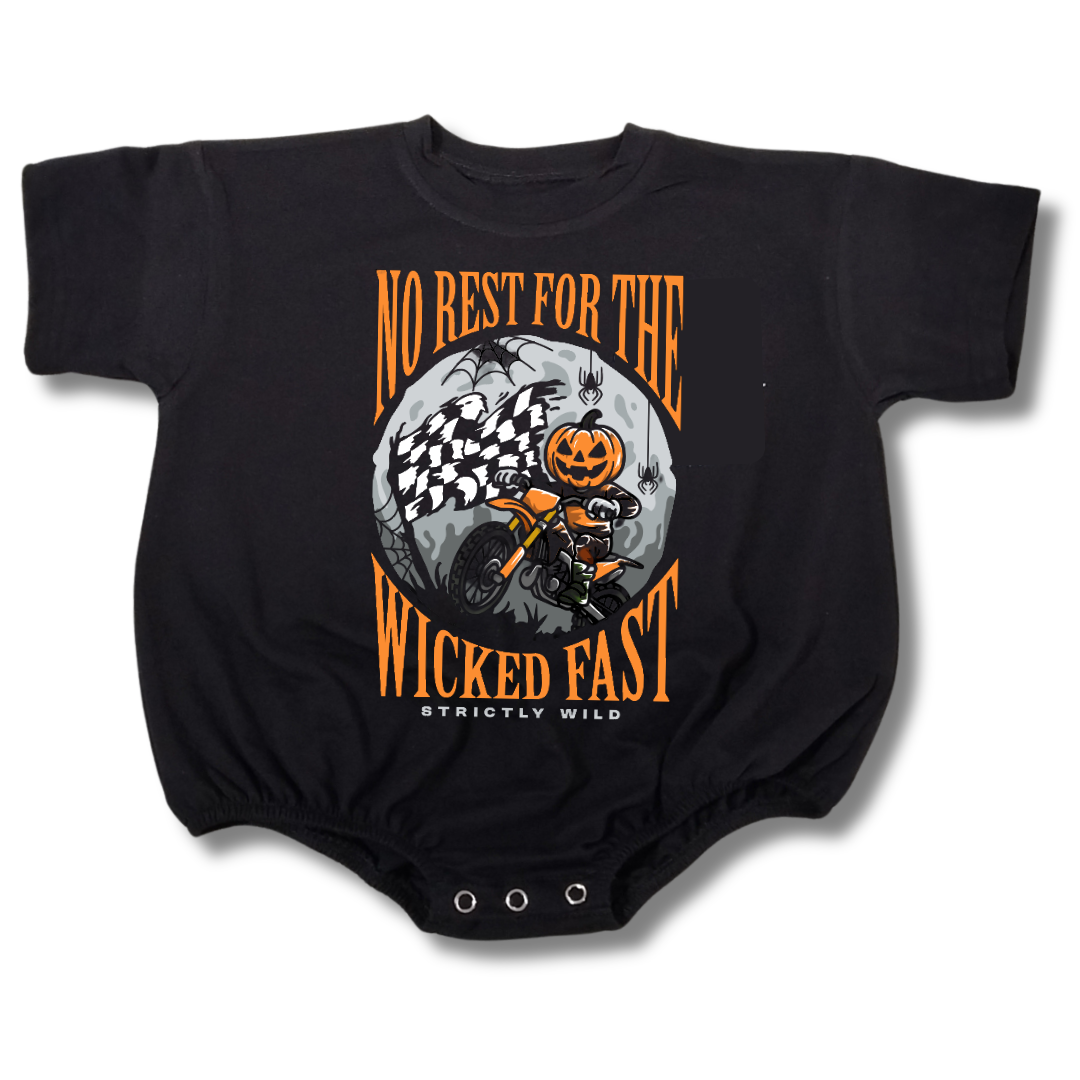 No Rest For The Wicked Fast Romper