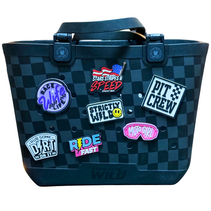 Stars Stripes & Speed - Moto Tote Charm