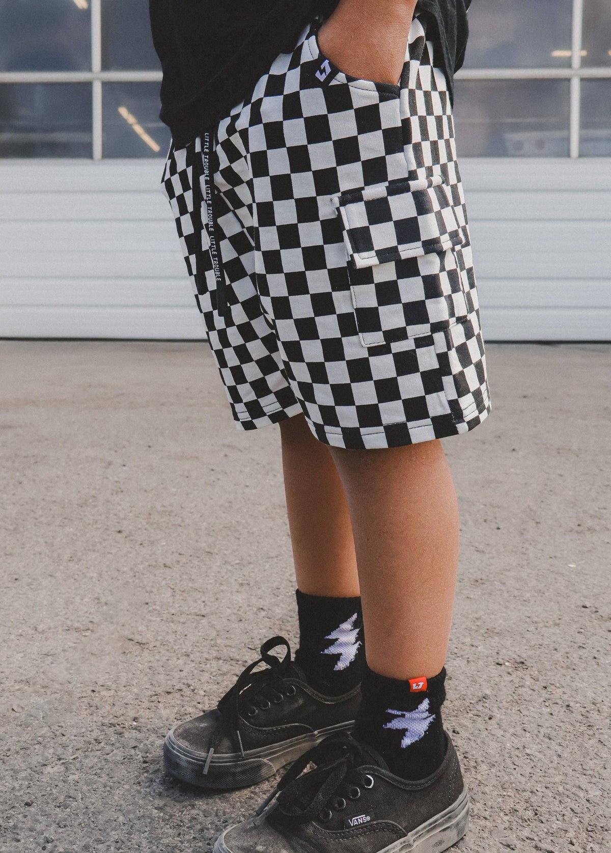 Everyday Classic Checker Cargo Shorts