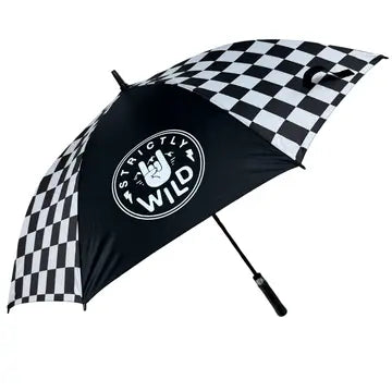 Black & White Checker Umbrella